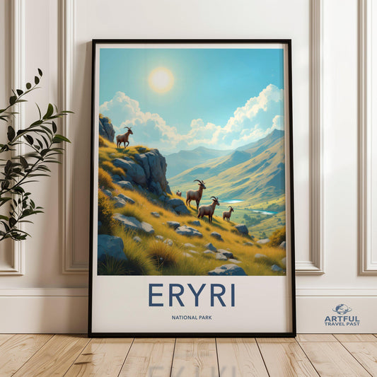 Eryri National Park Poster
