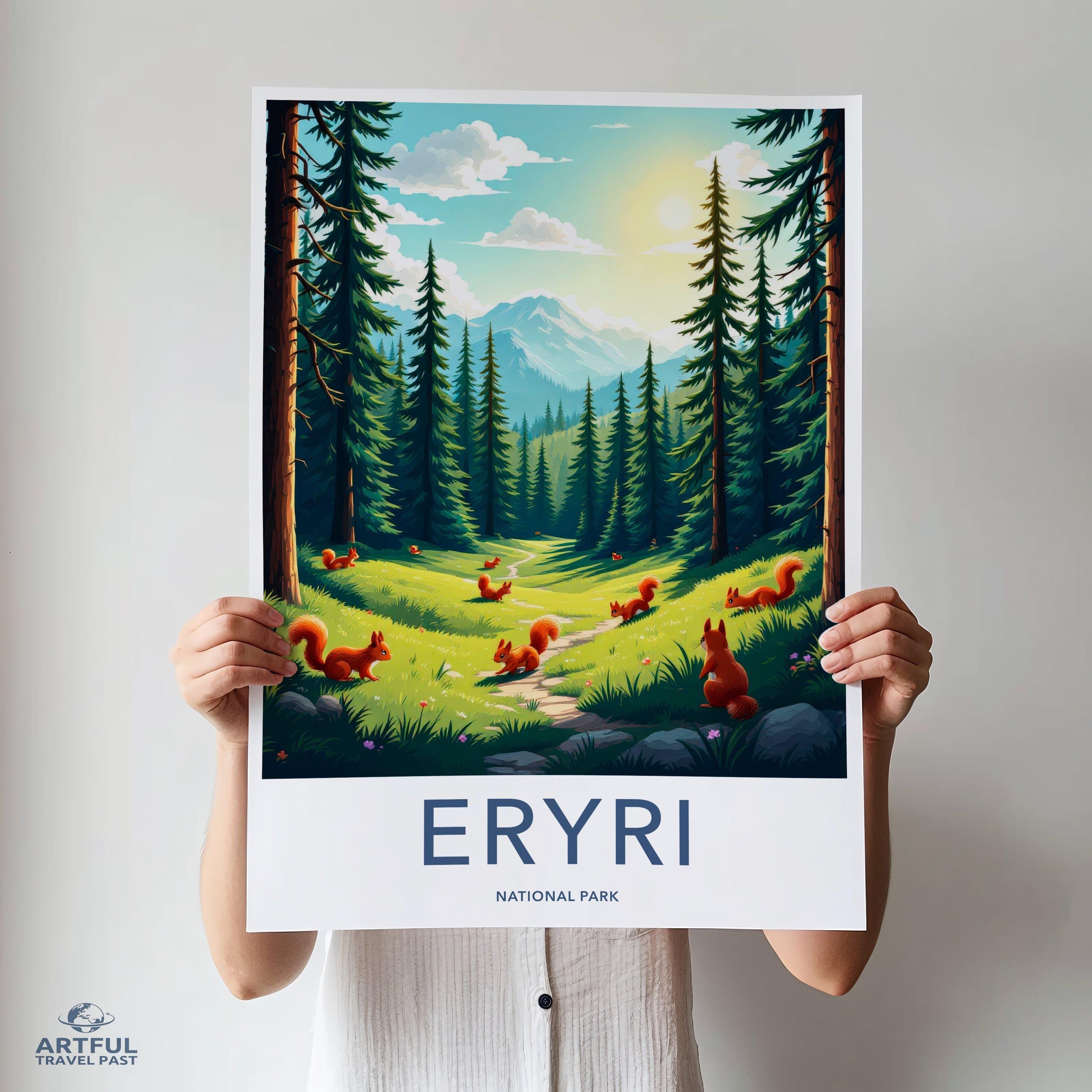 Eryri National Park Poster