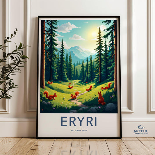 Eryri National Park Poster