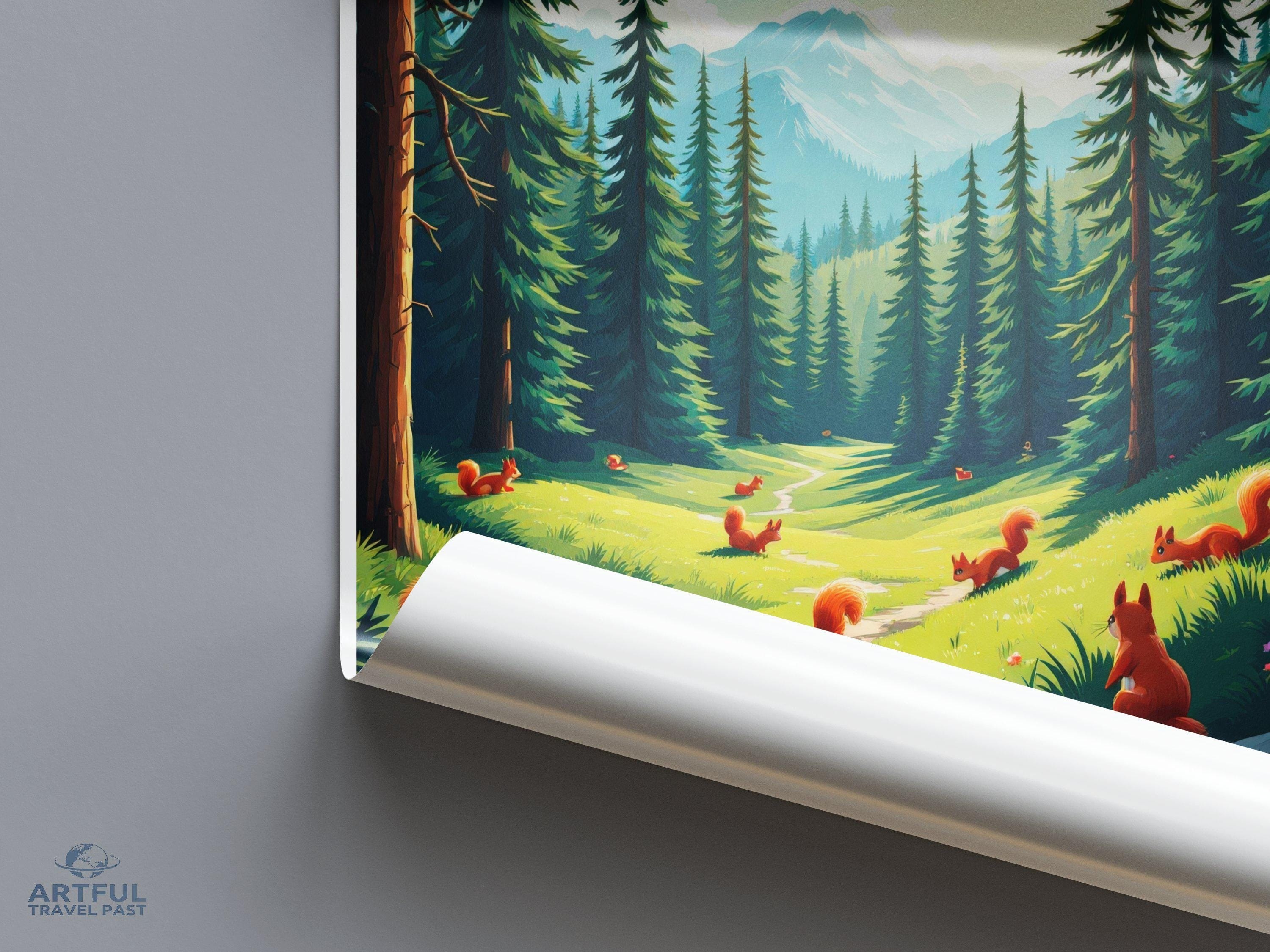 Eryri National Park Poster