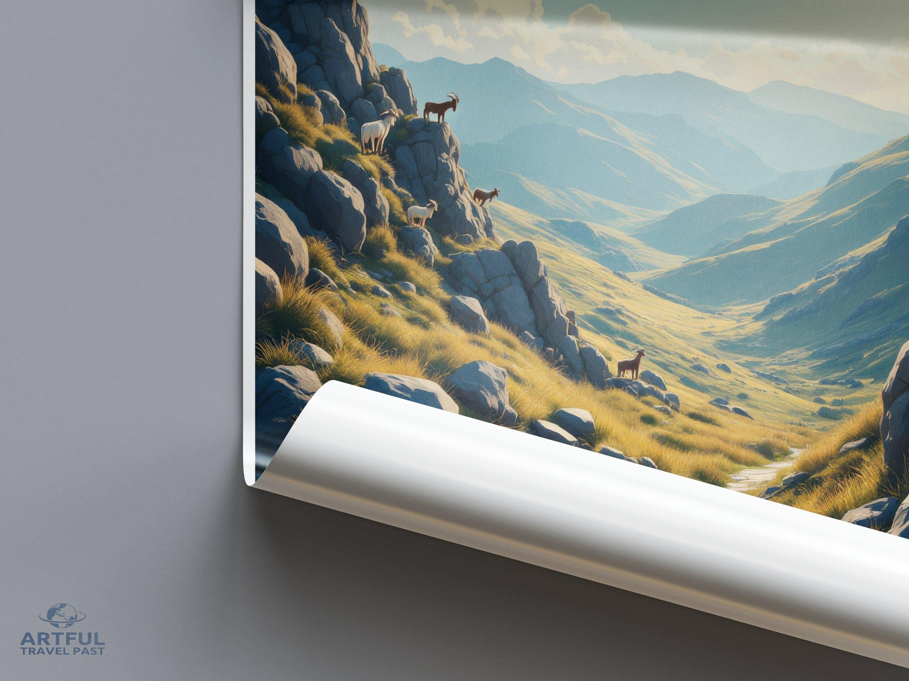 Eryri National Park Poster