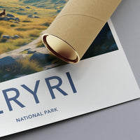 Eryri National Park Poster