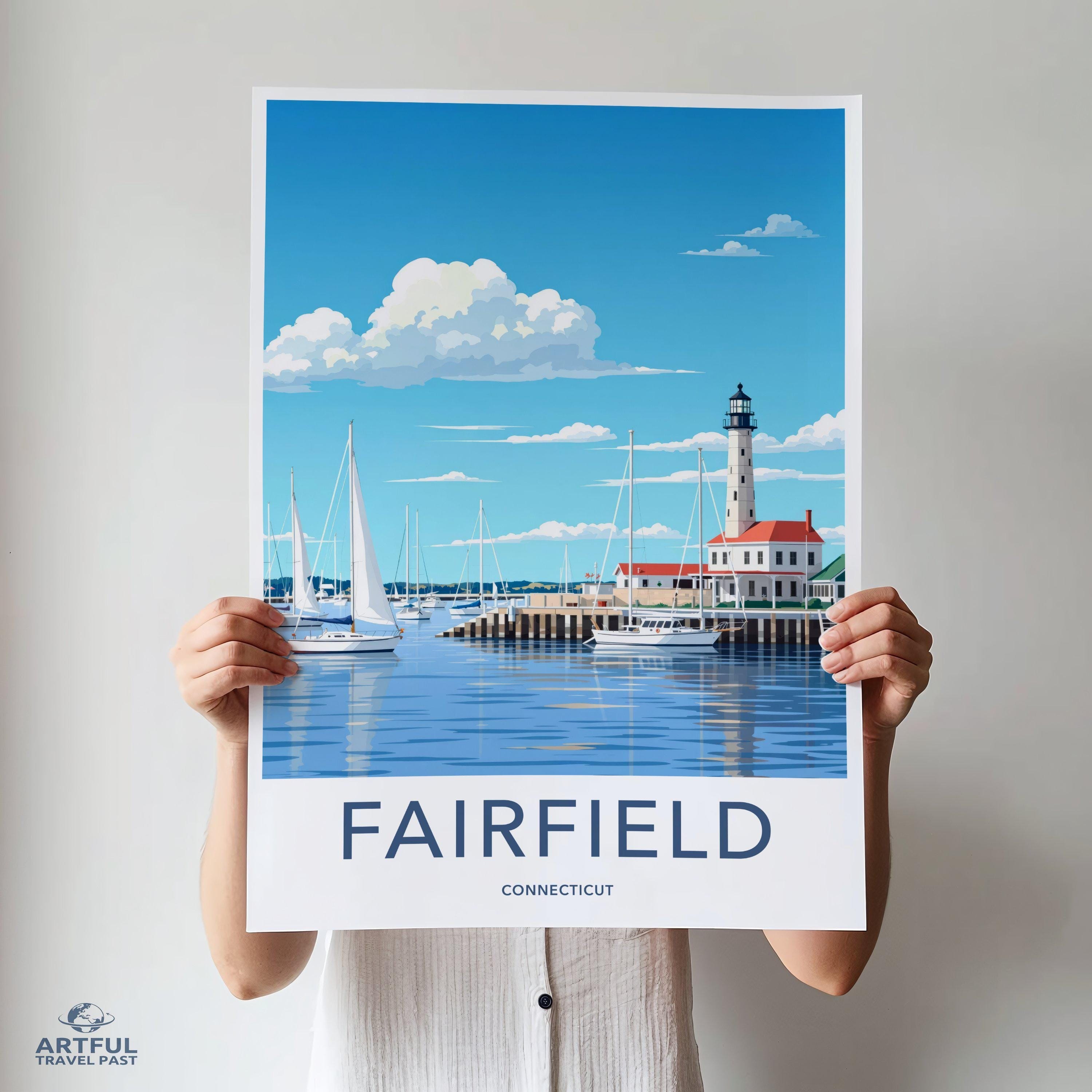 Fairfield Poster - Connecticut Wall Art