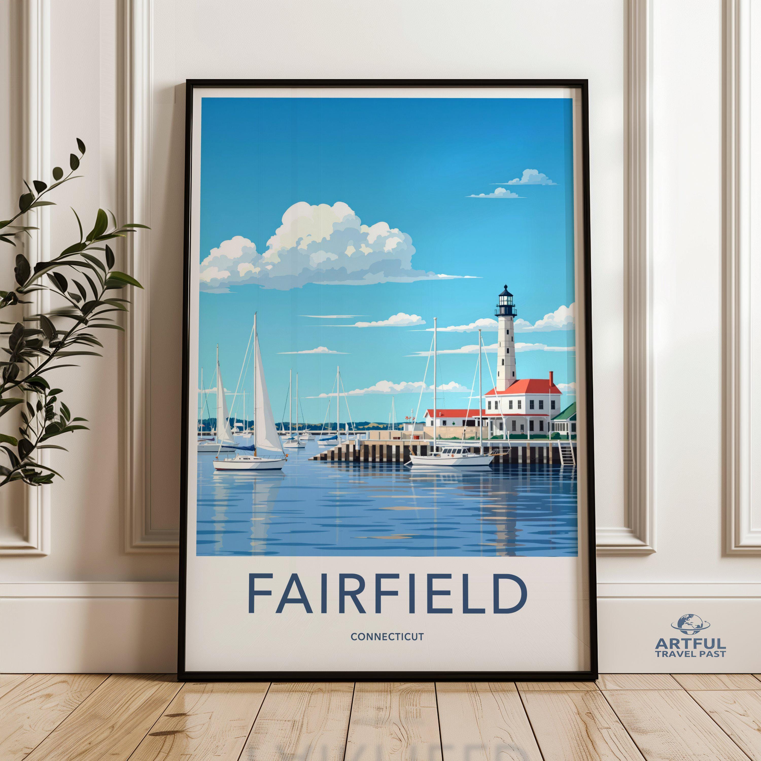 Fairfield Poster - Connecticut Wall Art