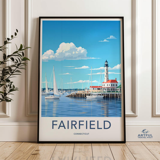 Fairfield Poster - Connecticut Wall Art