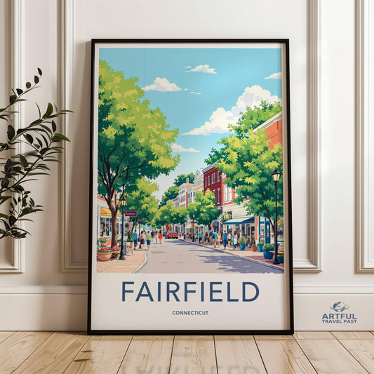 Fairfield Poster - Connecticut Wall Art
