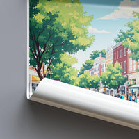 Fairfield Poster | Connecticut Wall Art | America Decor