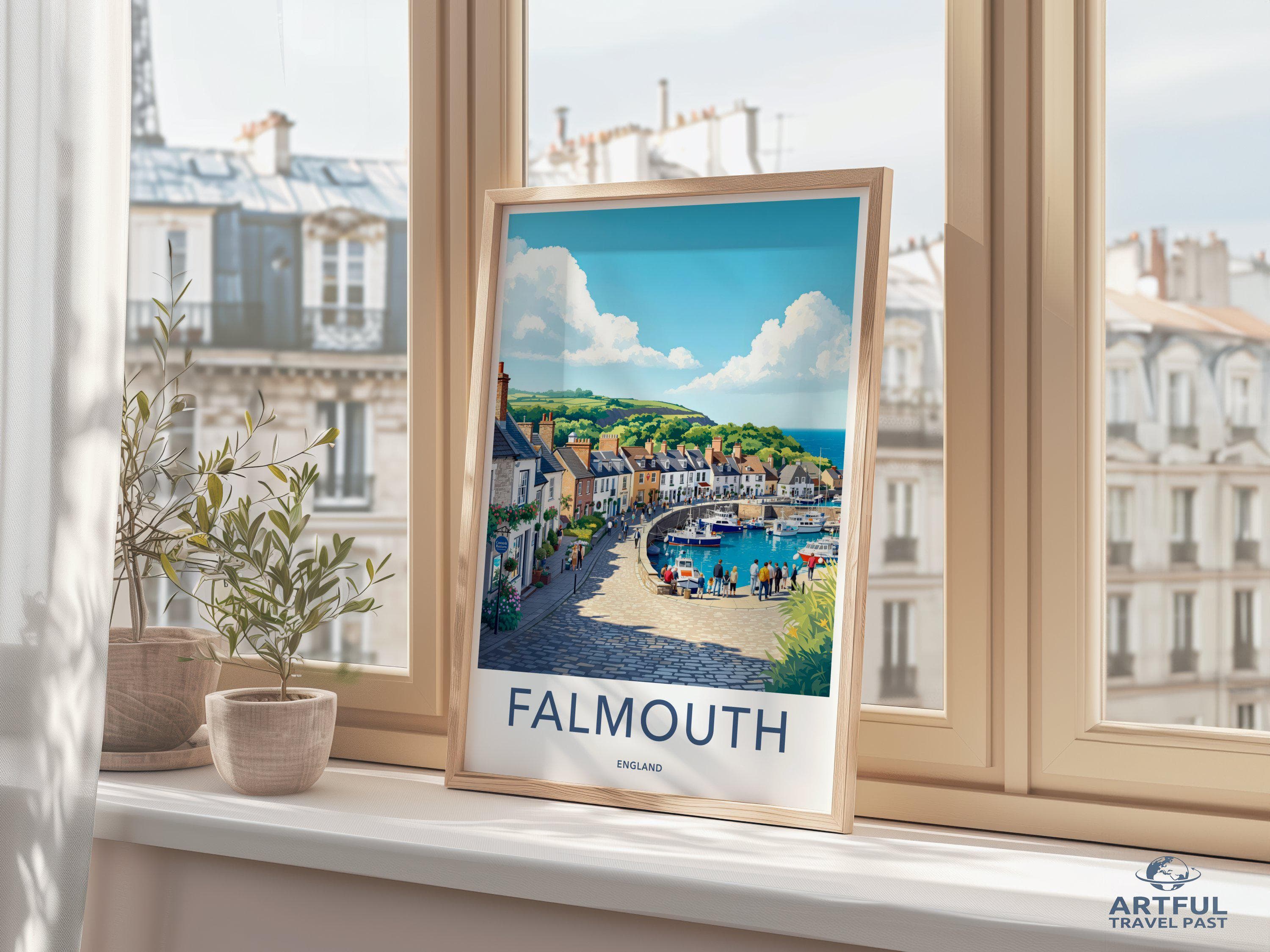 Falmouth Poster - England Wall Art