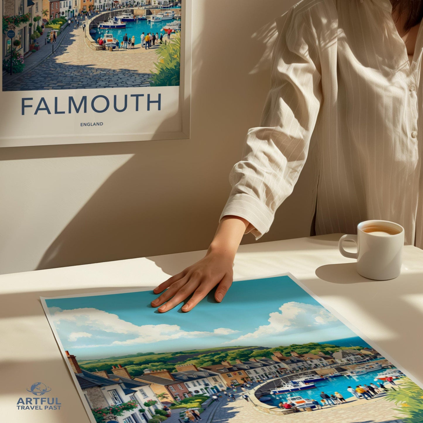 Falmouth Poster - England Wall Art