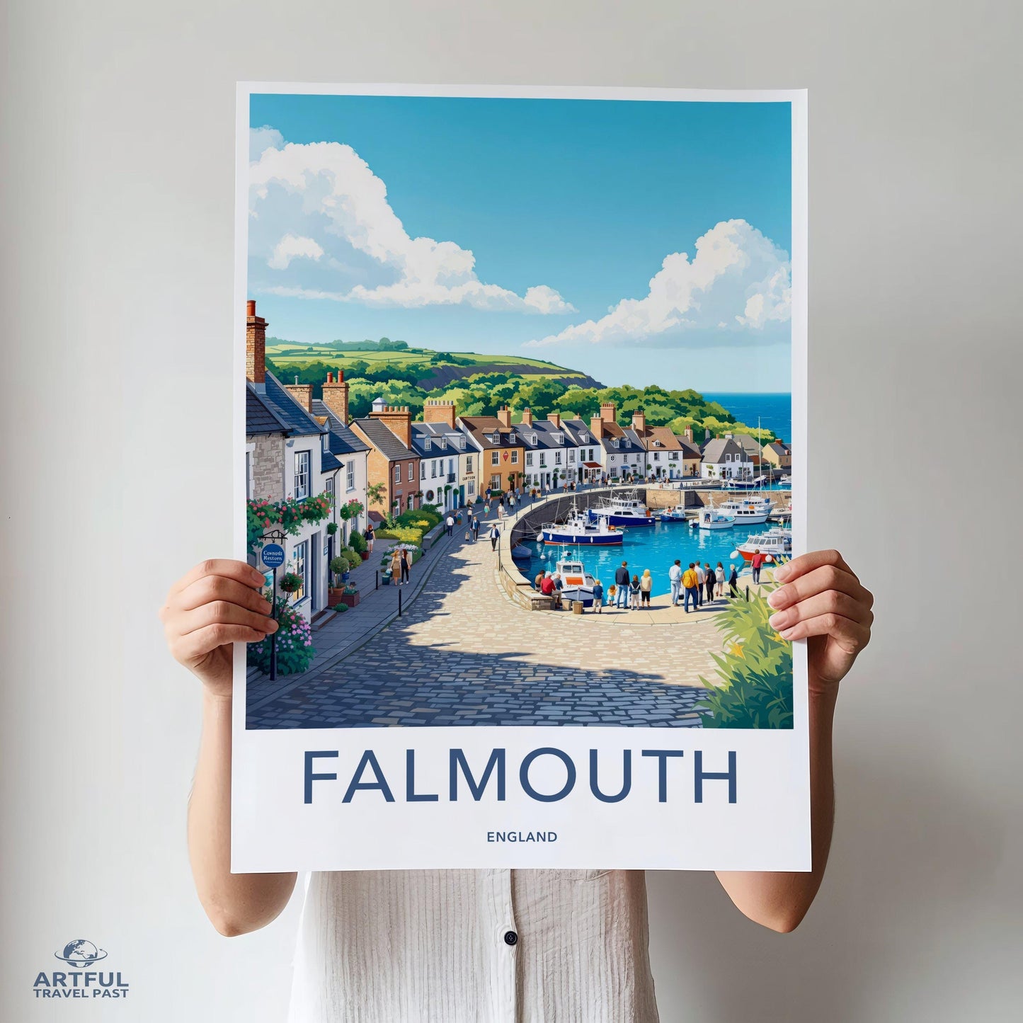 Falmouth Poster - England Wall Art