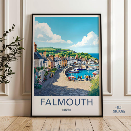Falmouth Poster - England Wall Art