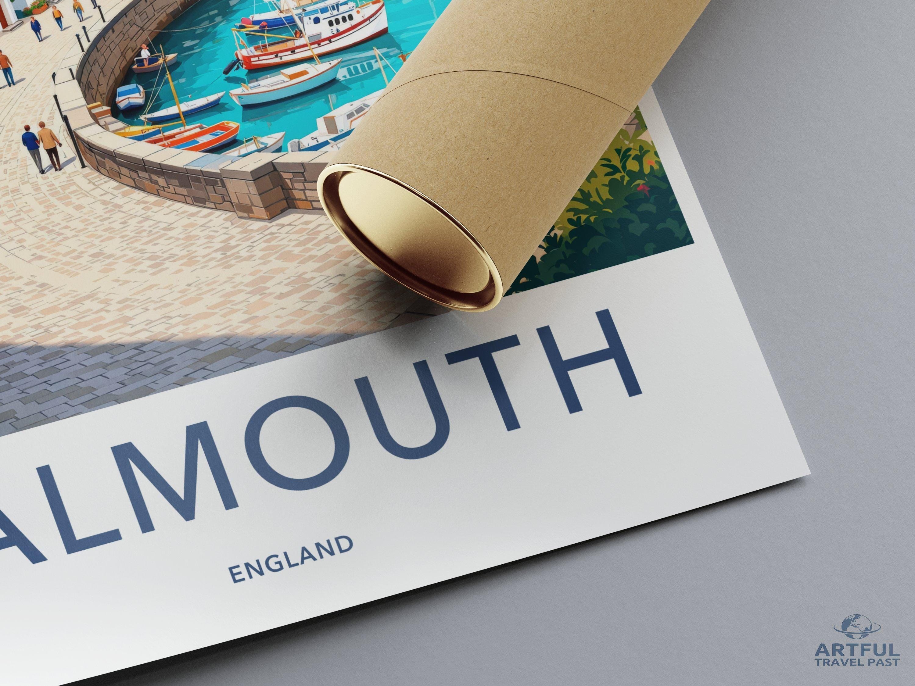 Falmouth Poster - England Wall Art