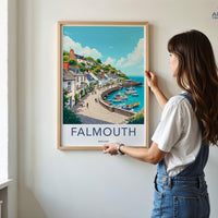 Falmouth Poster - England Wall Art