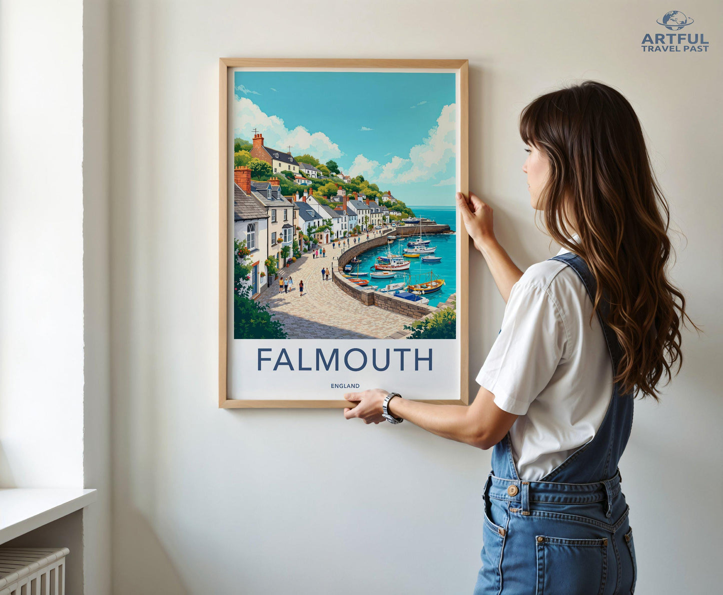 Falmouth Poster - England Wall Art