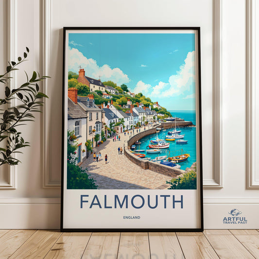 Falmouth Poster - England Wall Art