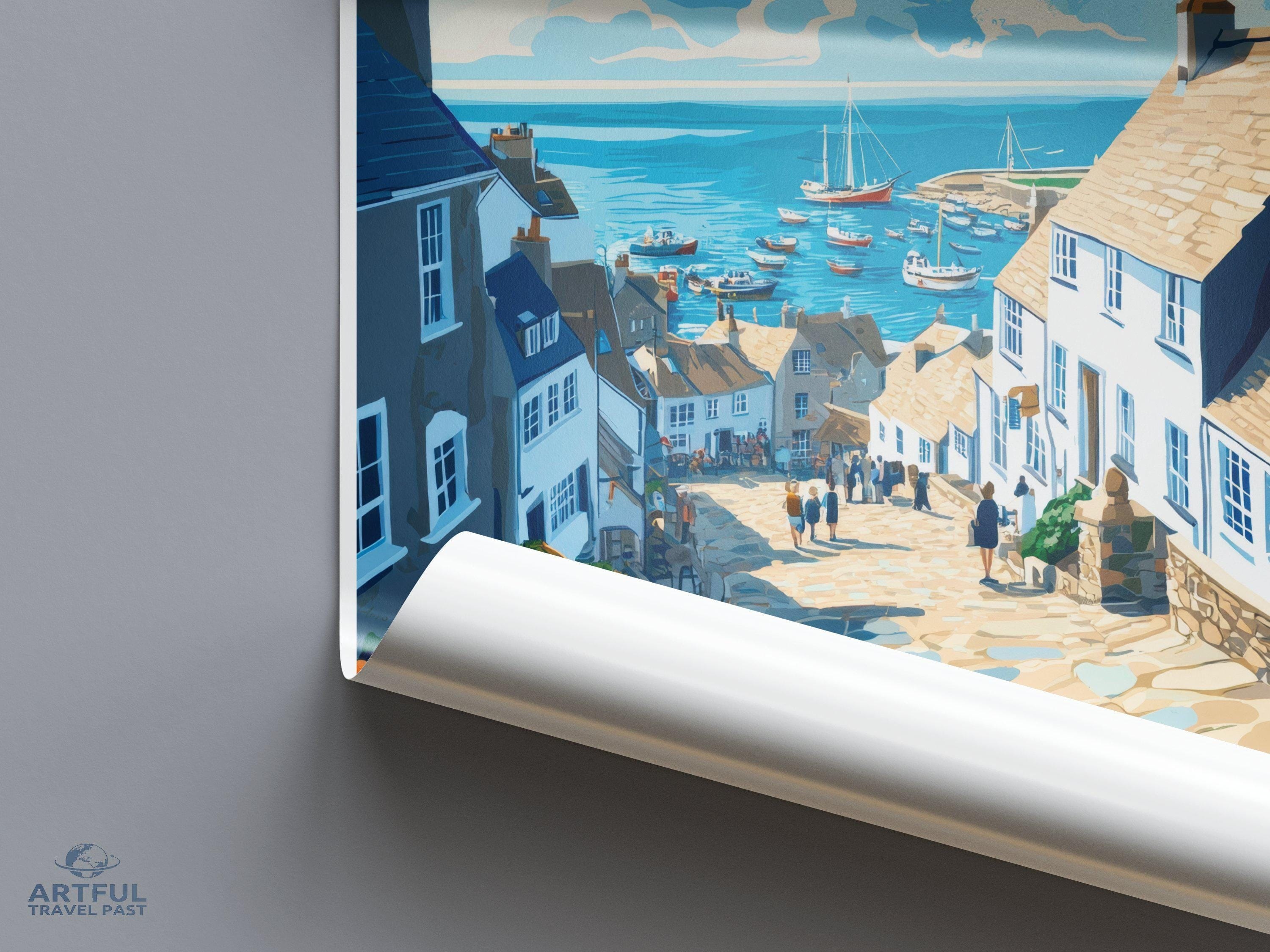 Falmouth Poster - England Wall Art