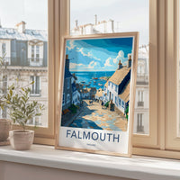 Falmouth Poster - England Wall Art