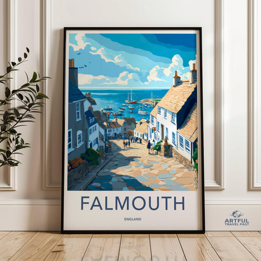 Falmouth Poster - England Wall Art