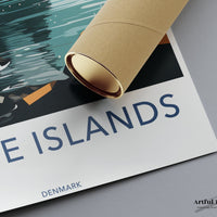 Faroe Islands Poster | Denmark Wall Art | Scandinavia