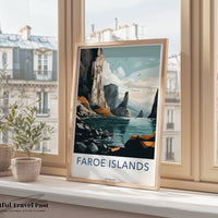 Faroe Islands Poster | Denmark Wall Art | Scandinavia