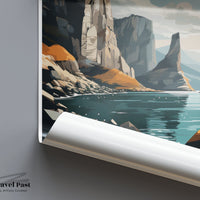 Faroe Islands Poster | Denmark Wall Art | Scandinavia