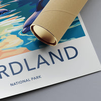 Fiordland National Park Poster | New Zealand Wall Art