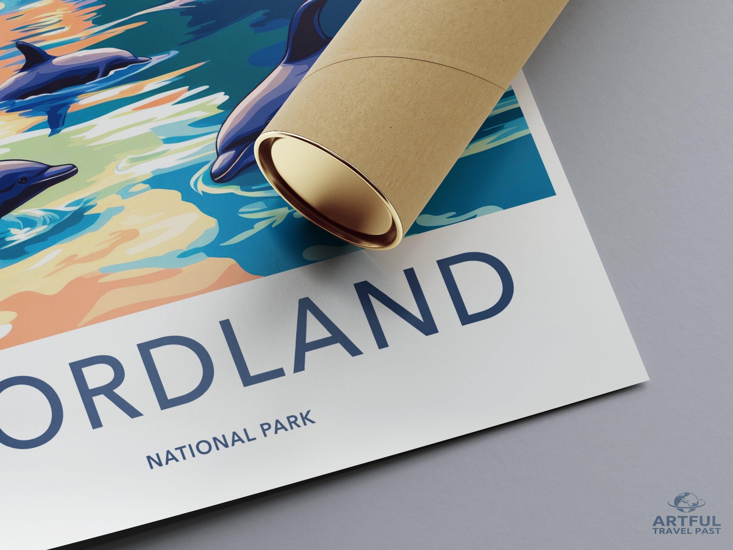 Fiordland National Park Poster | New Zealand Wall Art