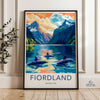 Fiordland National Park Poster | New Zealand Wall Art