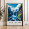 Fiordland National Park Poster | New Zealand Wall Art