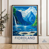 Fiordland National Park Poster | New Zealand Wall Art