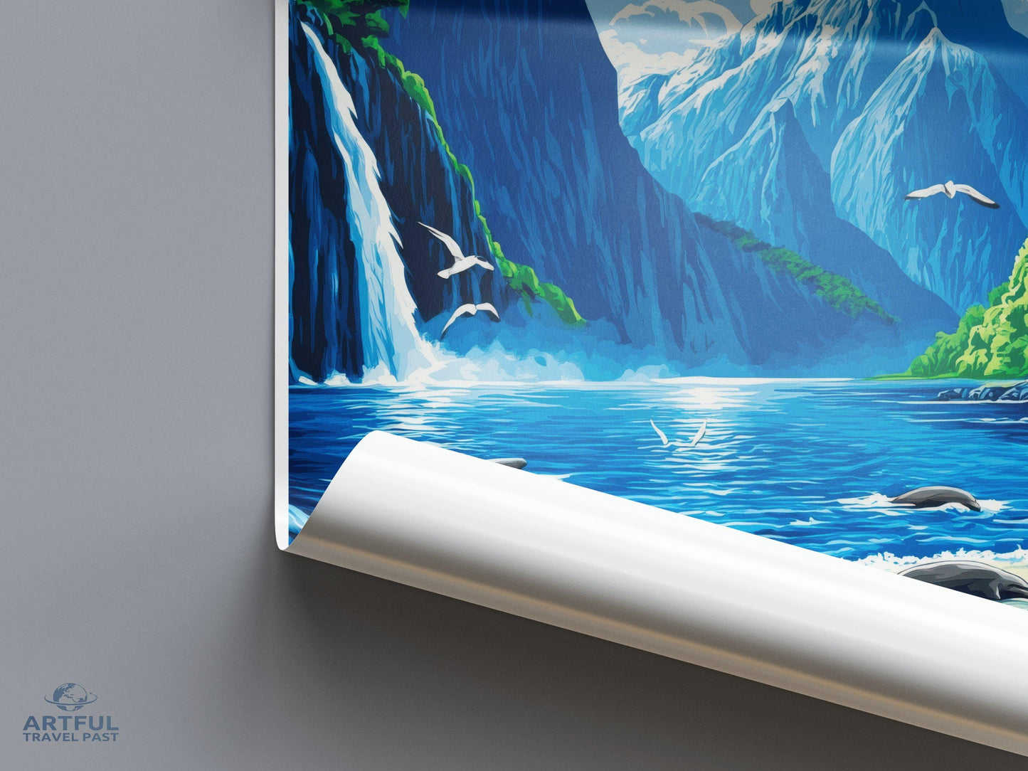 Fiordland Poster - New Zealand Wall Art