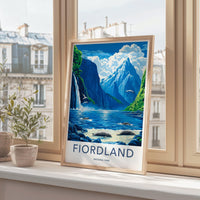 Fiordland Poster - New Zealand Wall Art