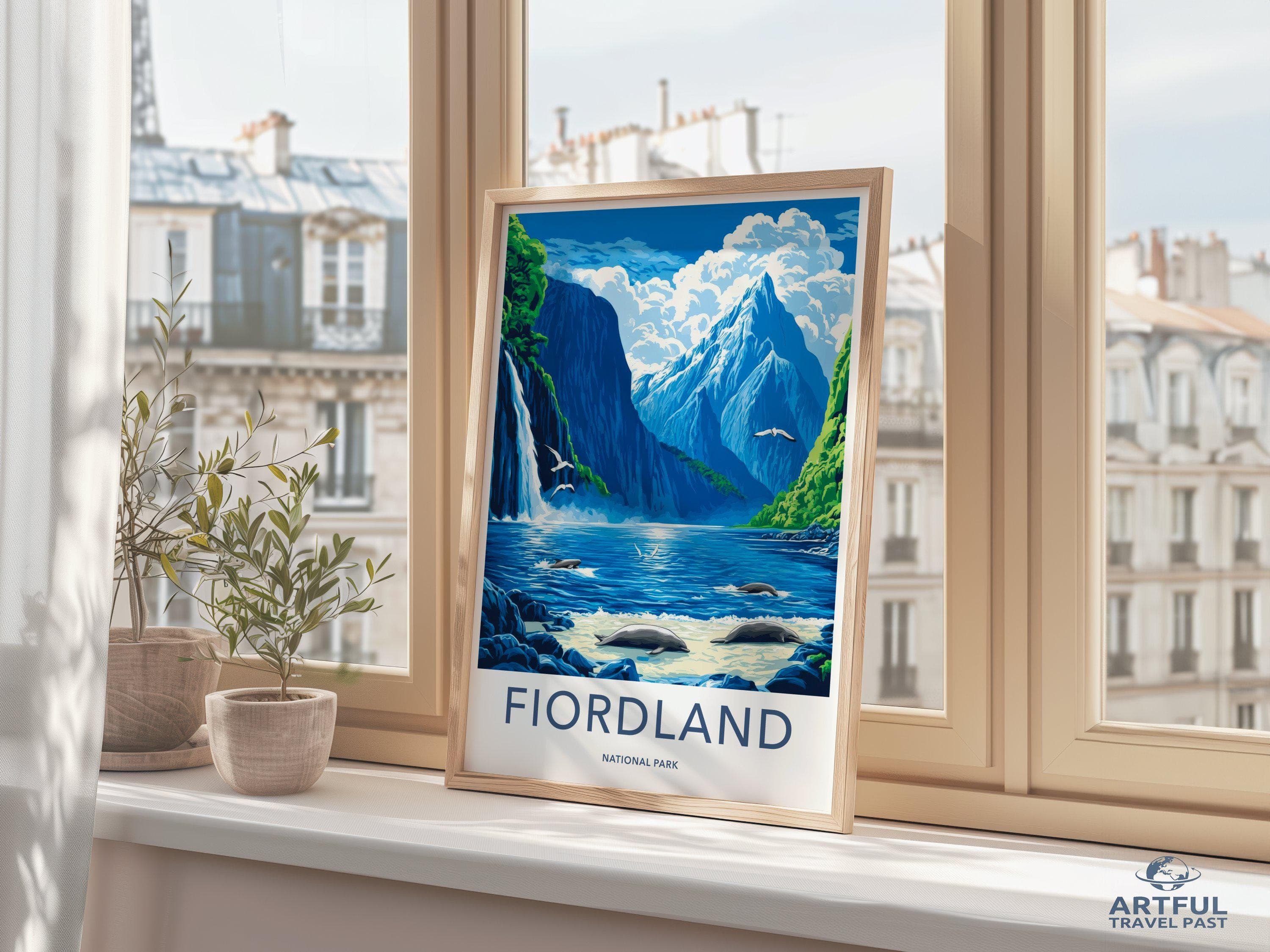 Fiordland Poster - New Zealand Wall Art