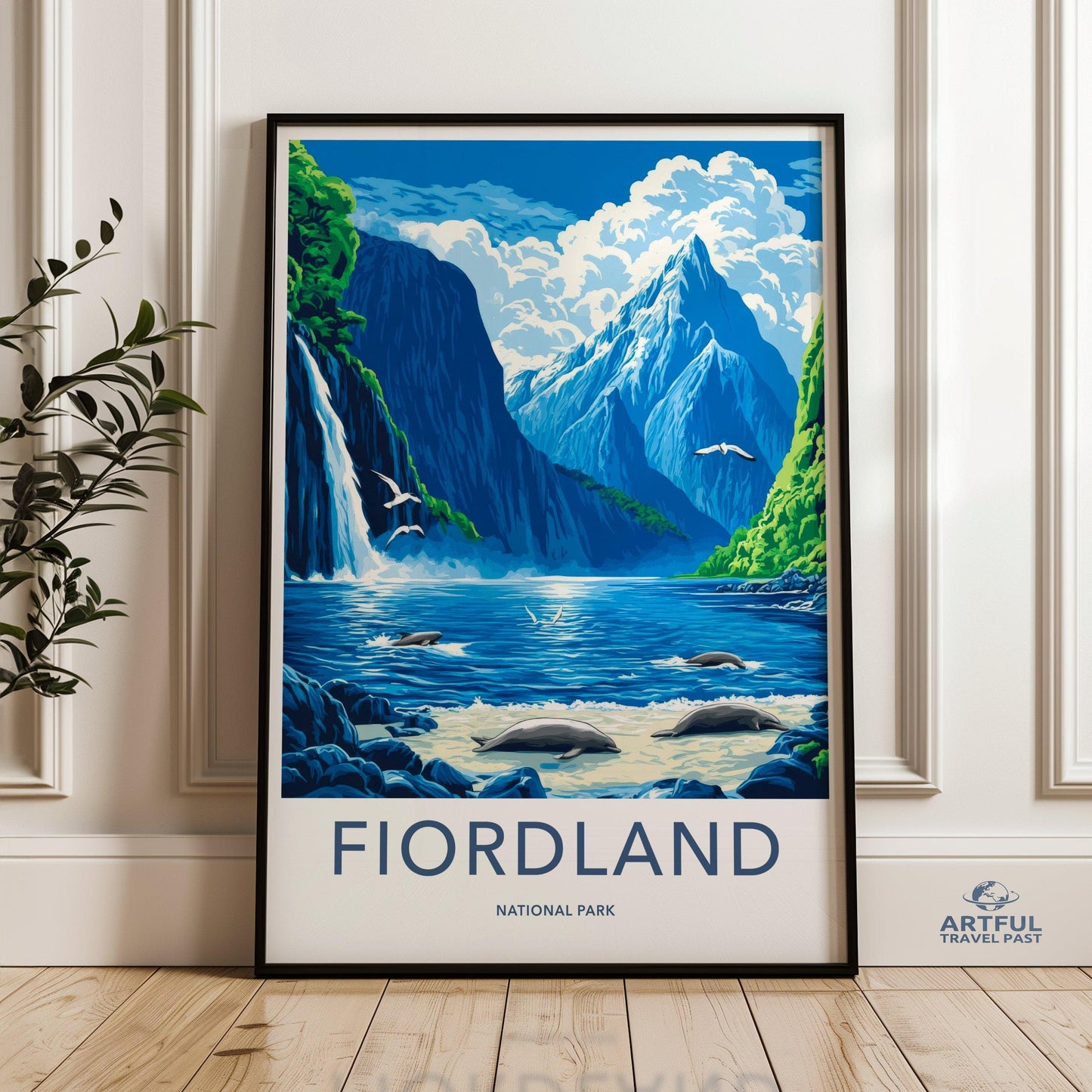 Fiordland Poster - New Zealand Wall Art