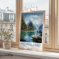 Fiordland Poster - New Zealand Wall Art