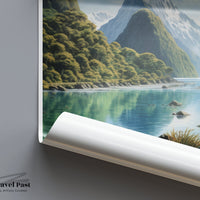Fiordland Poster - New Zealand Wall Art
