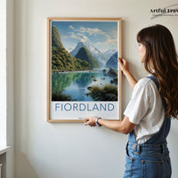 Fiordland Poster - New Zealand Wall Art