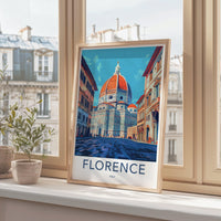 Florence Poster | Duomo di Firenze Wall Art | Italy Decor