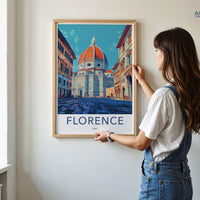 Florence Poster | Duomo di Firenze Wall Art | Italy Decor