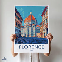 Florence Poster | Duomo di Firenze Wall Art | Italy Decor