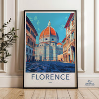 Florence Poster | Duomo di Firenze Wall Art | Italy Decor