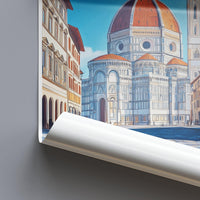 Florence Poster | Italy Wall Art | Cathedral Decor