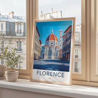 Florence Poster | Italy Wall Art | Cathedral Decor