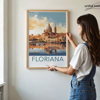 Floriana Poster - Malta Wall Art