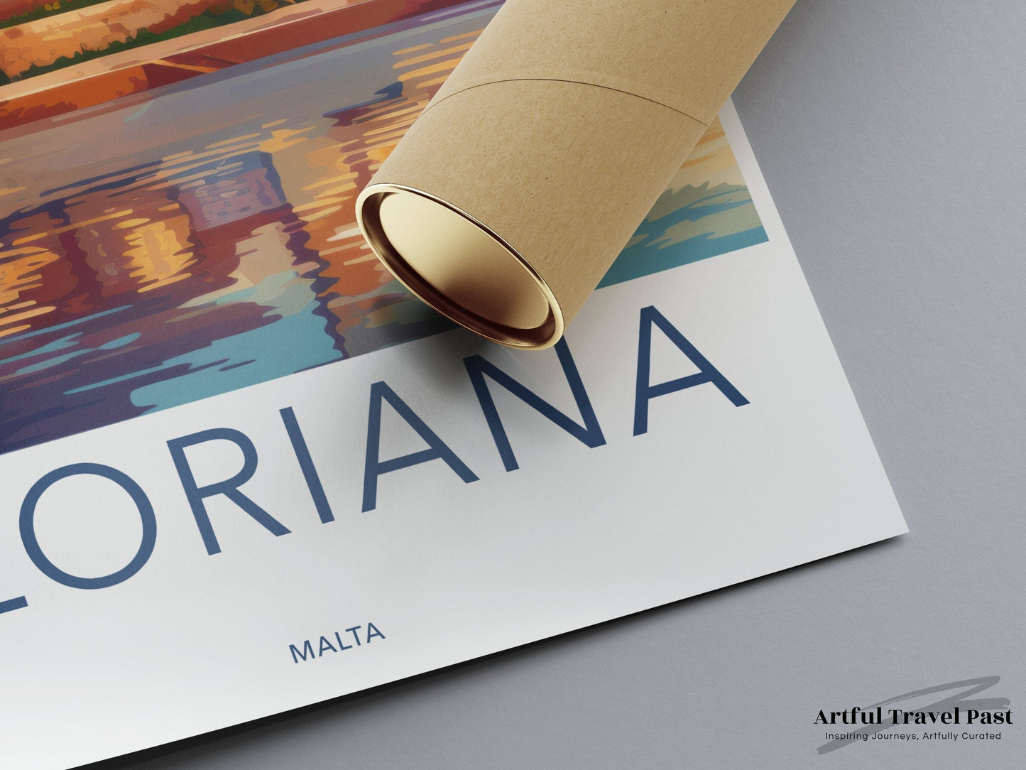 Floriana Poster | Malta Wall Art | Europe Decor