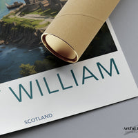 Fort William Poster | Scottish Highlands | Scotland Wall Art