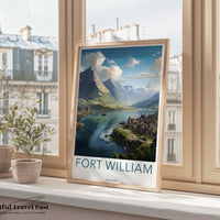 Fort William Poster | Scottish Highlands | Scotland Wall Art