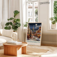 Frankenmuth Poster | Michigan Wall Art | Christmas Decor