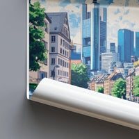 Frankfurt Poster | Germany Wall Art | Europe Decor