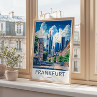 Frankfurt Poster | Germany Wall Art | Europe Decor